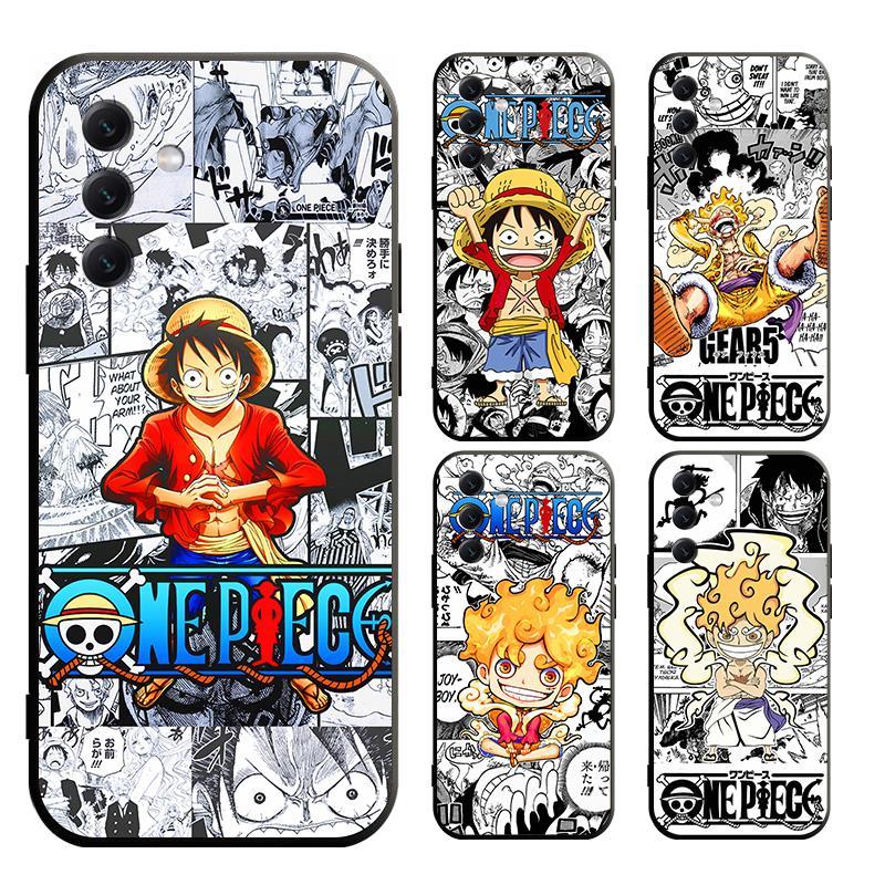 เคส Samsung A06 A55 A35 A15 A25 A05 A05S M15 M14 J6 plus 4G 5G Prime นิ่ม ลาย onepiece luffy สําหรับ