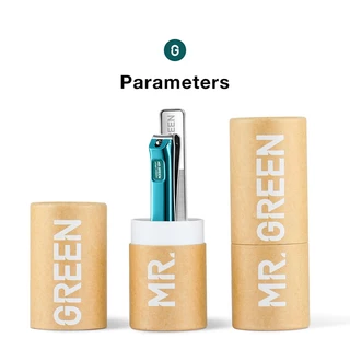 Mr.green กรรไกรตัดเล็บ สเตนเลส ใบมีดโค้ง กรรไกรตัดเล็บมือ เครื่องมือทํา ที่กันจอน พร้อมตะไบเล็บ