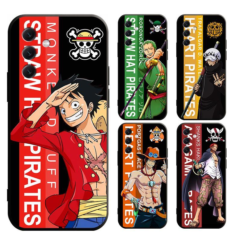 เคส Samsung A06 A55 A35 A15 A25 A05 A05S M15 M14 J6 plus 4G 5G Prime นิ่ม ลาย onepiece luffy zoro สํ
