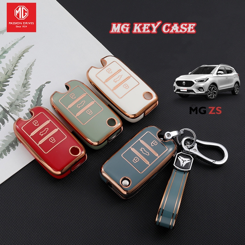 เคสกุญแจรีโมทรถยนต์ แบบพับได้ สําหรับ mg MG3 ZS EV MG4 MG5 MG6 mg HS EP mg mg