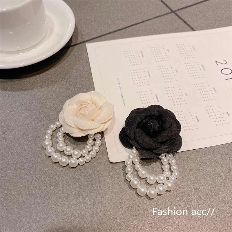 Camellia เข็มกลัดผู้หญิง High-End เสื้อกันหนาวสูท All-Match Corsage
