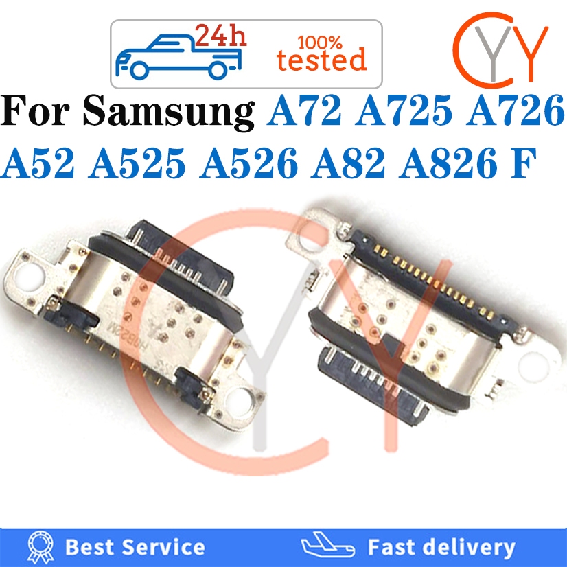 ปลั๊กแจ็คเชื่อมต่อพอร์ตชาร์จ USB Type C สําหรับ Samsung Galaxy A52 A525 4G 5G A526 A72 A725 5G A726 