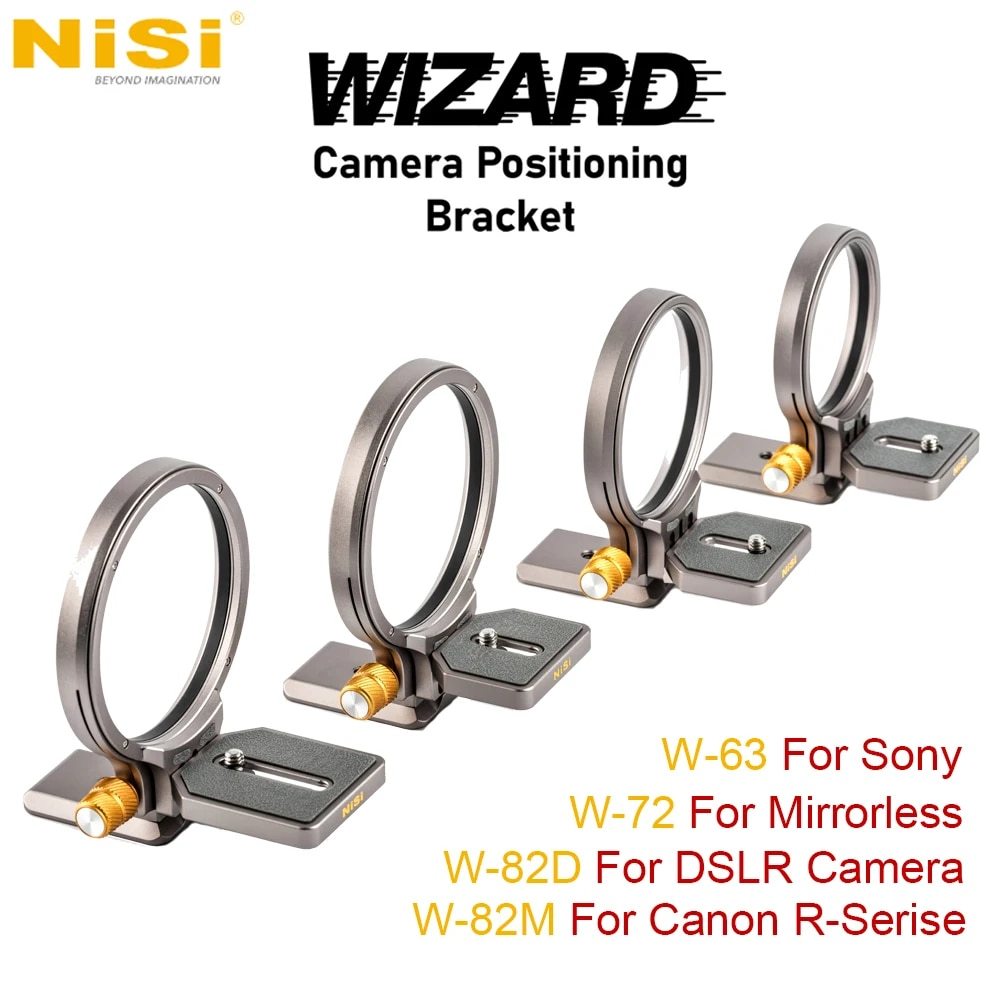 Nisi แหวนอะแดปเตอร์เมาท์ขาตั้งกล้อง แนวนอน เป็นแนวตั้ง หมุนได้ สําหรับเลนส์ Canon Nikon Sony Fujifilm