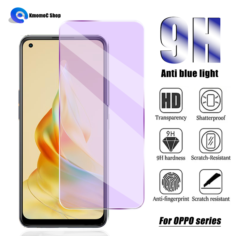 ฟิล์มกระจกถนอมสายตา ป้องกันแสงสีฟ้า สำหรับ OPPO Find X8 X8s Ultra Reno 13F 12F 11F 8 8t 8z 7 7z 6 6z