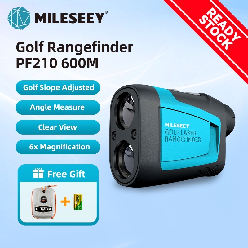 ★Mileseey★เครื่องวัดระยะทางดิจิทัล เลเซอร์ กล้องโทรทรรศน์ 600 เมตร หน้าจอ LCD กันน้ํา โฟกัสเร็ว