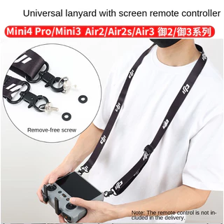 เข้ากันได้กับ DJI FLIP/ Air 3S/mini3 PRO/mini3/AIR2S DJI RC รีโมทคอนโทรลพร้อมจอแสดงผล, Air3/mini 4PRO RC 2 Lanyard, Mavic 3 RC PRO