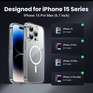 Ugreen MagSafe เคสโทรศัพท์มือถือ แม่เหล็ก ป้องกันการชน สําหรับ iPhone 15 15 Pro Max 15