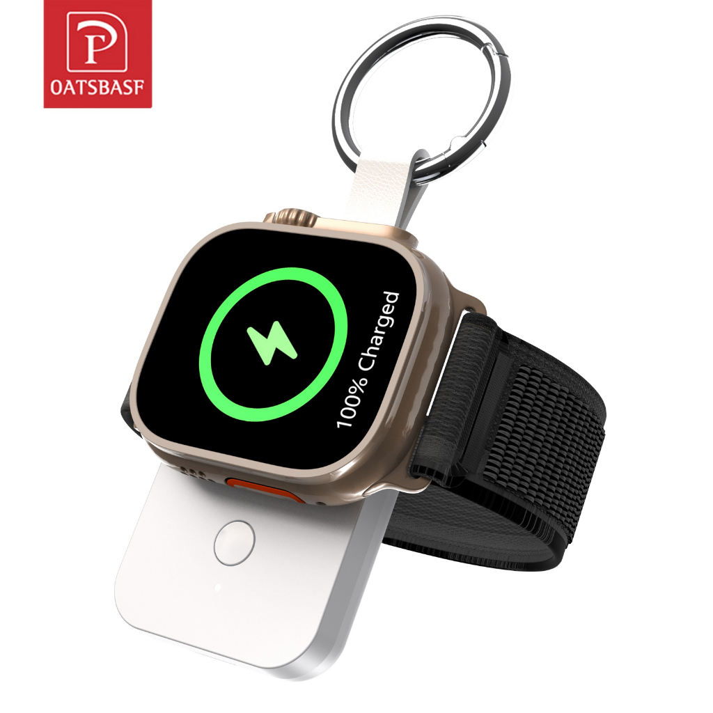 Oatsbasf เครื่องชาร์จนาฬิกาไร้สาย แบบพกพา สําหรับ Apple Watch