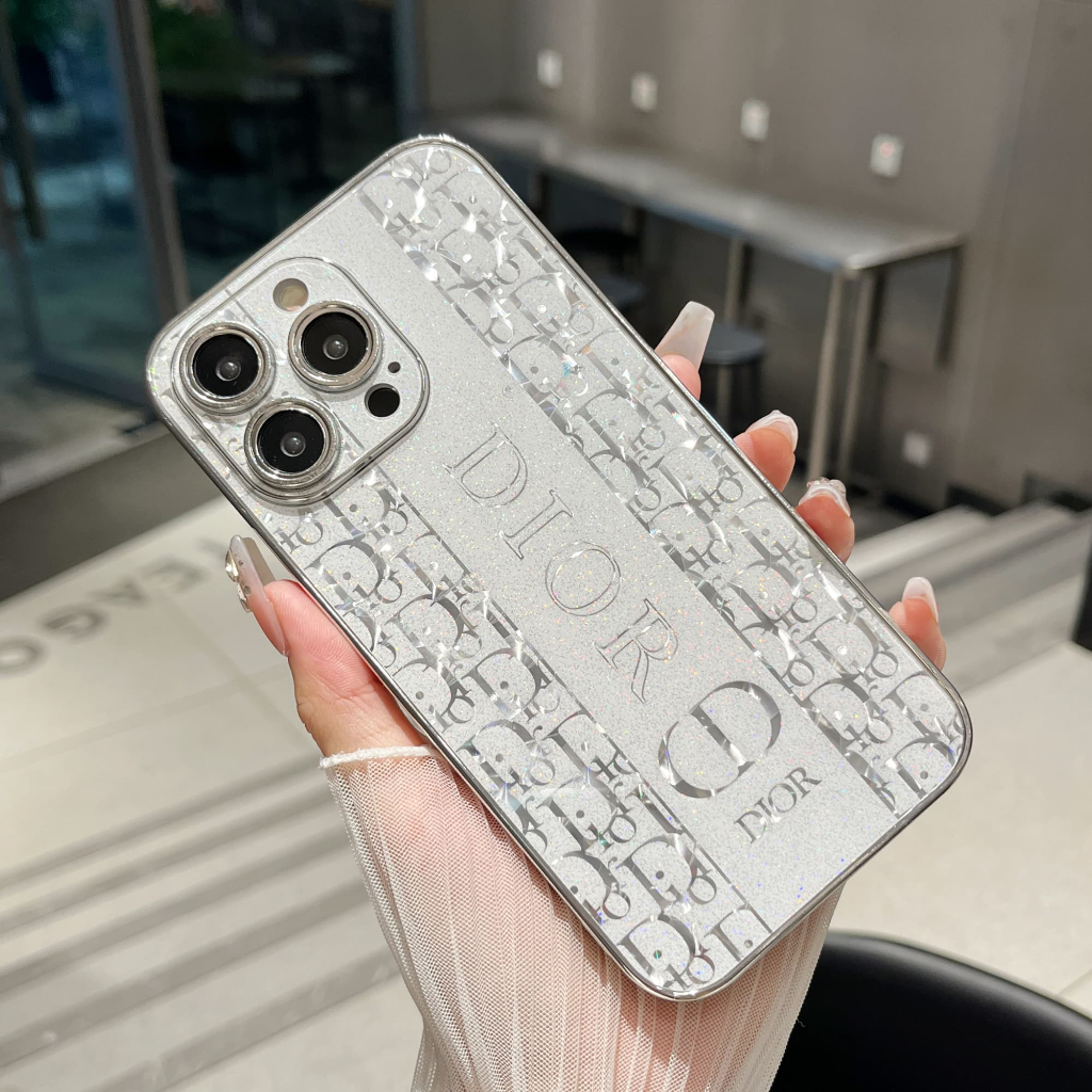 Dio Electroplated กระจกเคสโทรศัพท์สําหรับ iphone 15 Pro Max 14 Pro Max i14 plus 13 Pro Max i13 13pro 11 Pro Max i11 12 Pro Max ฝาครอบป้องกัน