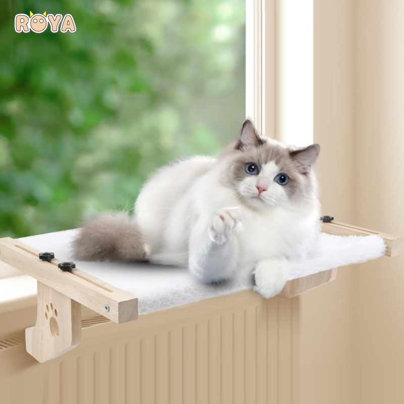 Roya ที่นอนแมวแบบแขวน เบาะนอนแมว เปลแมวแบบแขวน บ้านแมว เปลสัตว์เลี้ยง