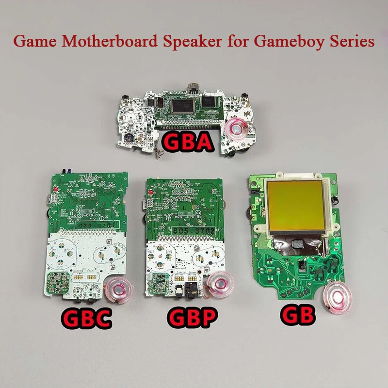 ใหม่เปลี่ยนเมนบอร์ดเกมลำโพงสำหรับ Gameboy GBA GBC GBP GB DMG ลำโพงเกมอุปกรณ์เสริม