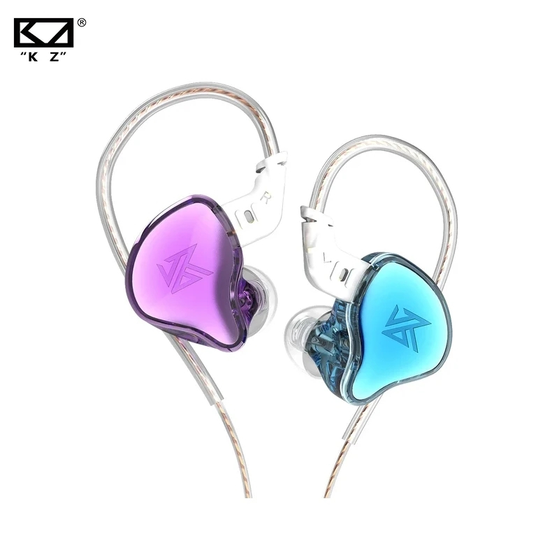 Kz EDC หูฟังอินเอียร์ แบบมีสาย HIFI เบส 3.55 มม. ตัดเสียงรบกวน สําหรับเล่นเกม เล่นกีฬา