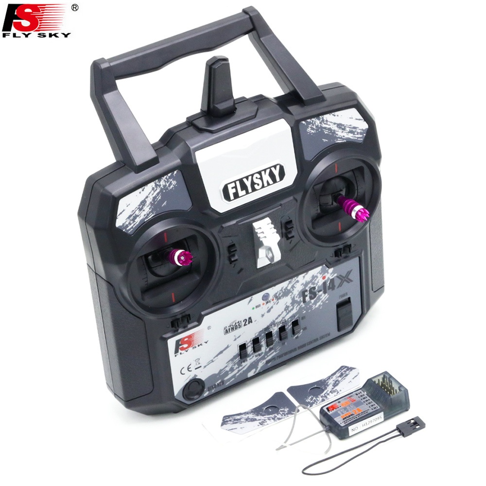 Flysky FS-i4X 2.4G 4ch RC เครื่องส่งสัญญาณ Controller พร้อม FS-A6 สําหรับ RC เฮลิคอปเตอร์เครื่องบิน Quadcop โหมด 1 โหมด 2