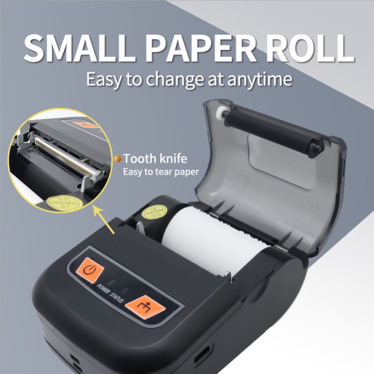 เครื่องพิมพ์ใบเสร็จ พกพา DRPDA 58mm เครื่องปริ้นสลิป ความร้อนแบบไร้สาย printer pos ปริ้นออเดอร์