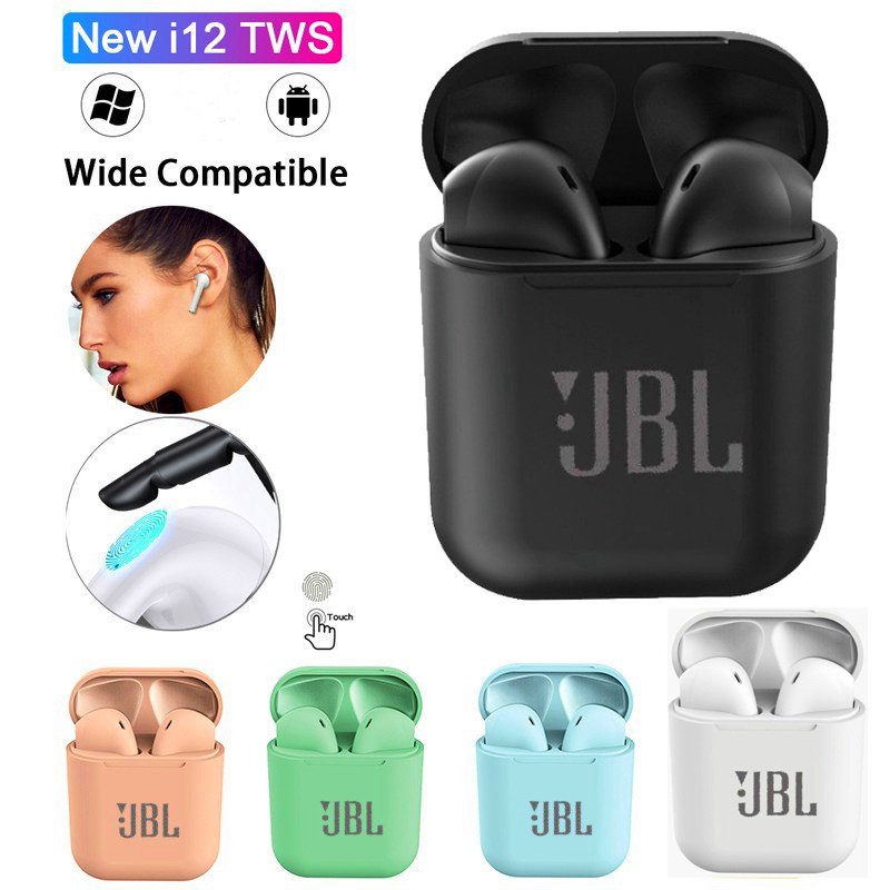 หูฟังบลูทูธไร้สาย Inpods i12 Tws รองรับการสัมผัสอัจฉริยะ สําหรับสมาร์ทโฟน Android IOS