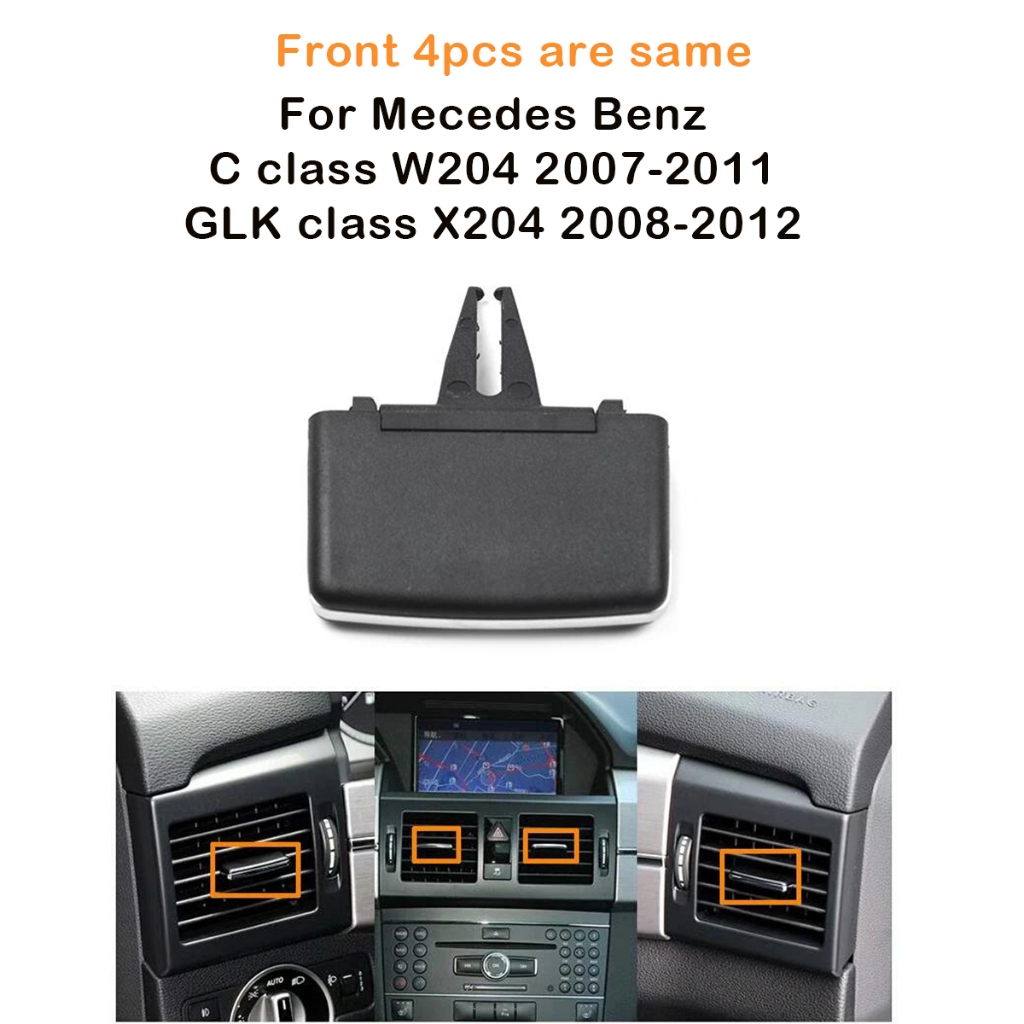 ชุดซ่อมช่องแอร์รถยนต์ ด้านหน้า สําหรับ Mercedes Benz C W204 C180 C200 C260 GLK300 GLK260