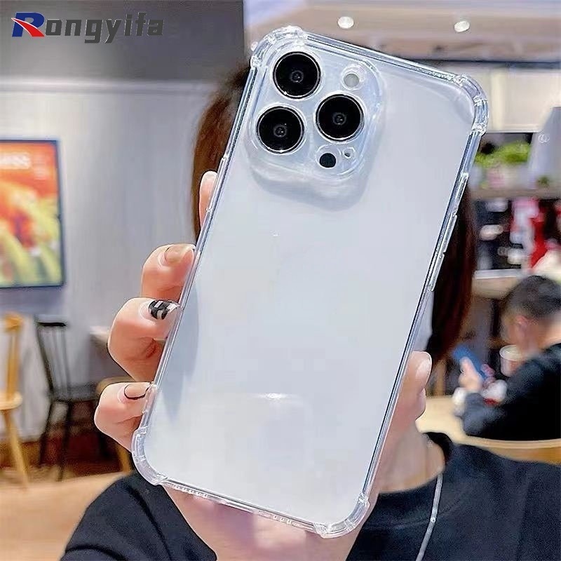 เคสโทรศัพท์แบบใสสําหรับ OPPO A3 Pro A3X A3i A60 A40 A40M A20 Reno 12 Pro 12F Anti-Shock ฝาครอบ