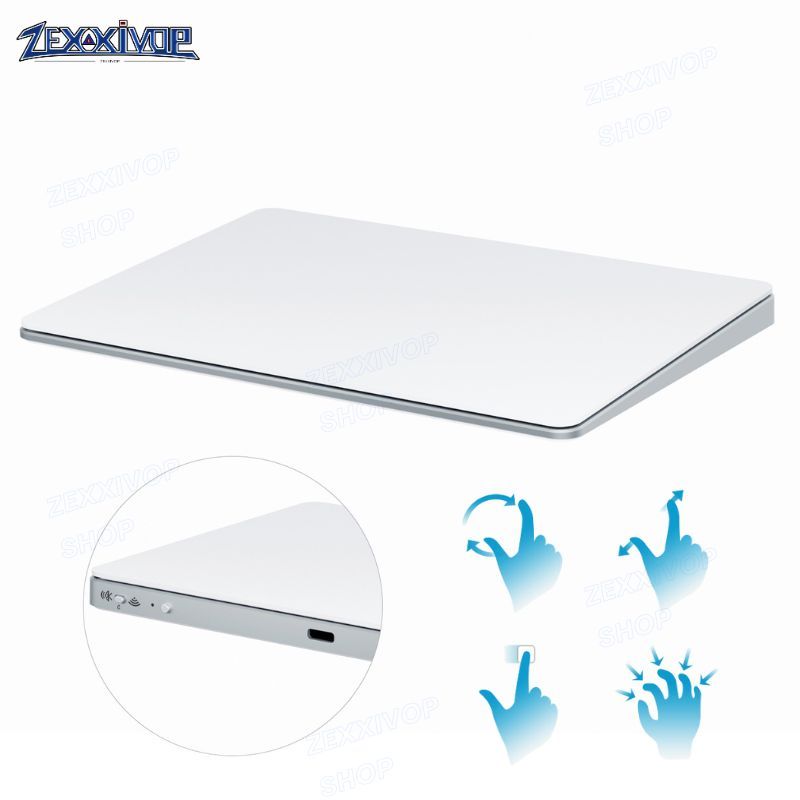 ทัชแพดบลูทูธไร้สาย แบบชาร์จไฟได้ สําหรับ ios mac windows osx iPad