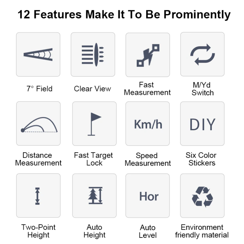 ★Mileseey★เครื่องวัดระยะทางดิจิทัล เลเซอร์ กล้องโทรทรรศน์ 600 เมตร หน้าจอ LCD กันน้ํา โฟกัสเร็ว - รูปที่ 5