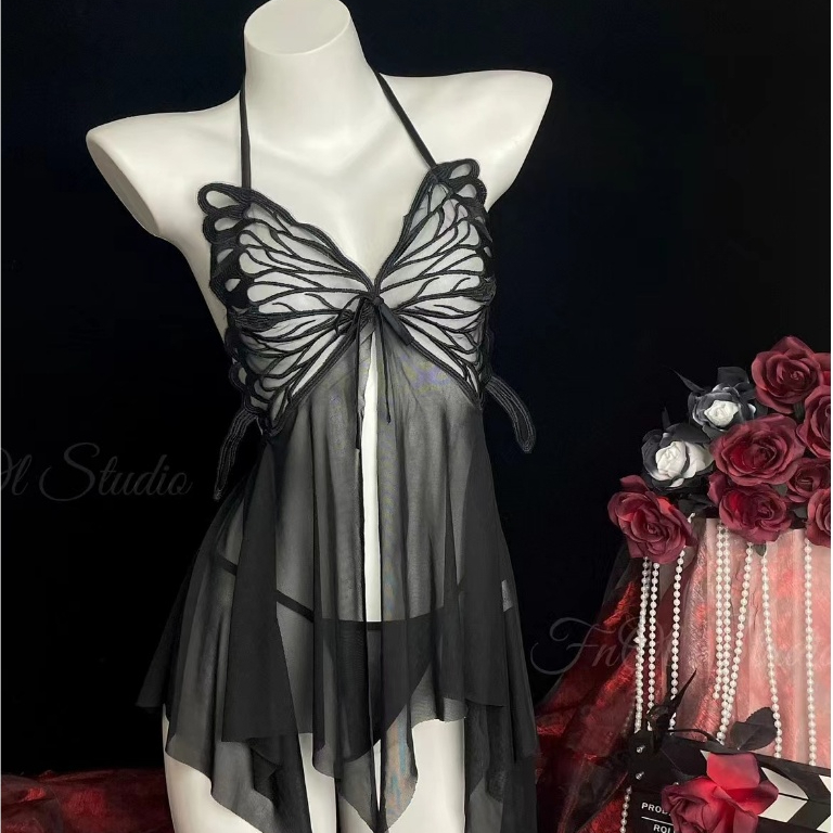 {FnOl Studio--Die Dancing} Tulle ชุดนอนเซ็กซี่คอสเพลย์ชุดชั้นในเซ็กซี่ชุดล่อใจเซ็กซี่