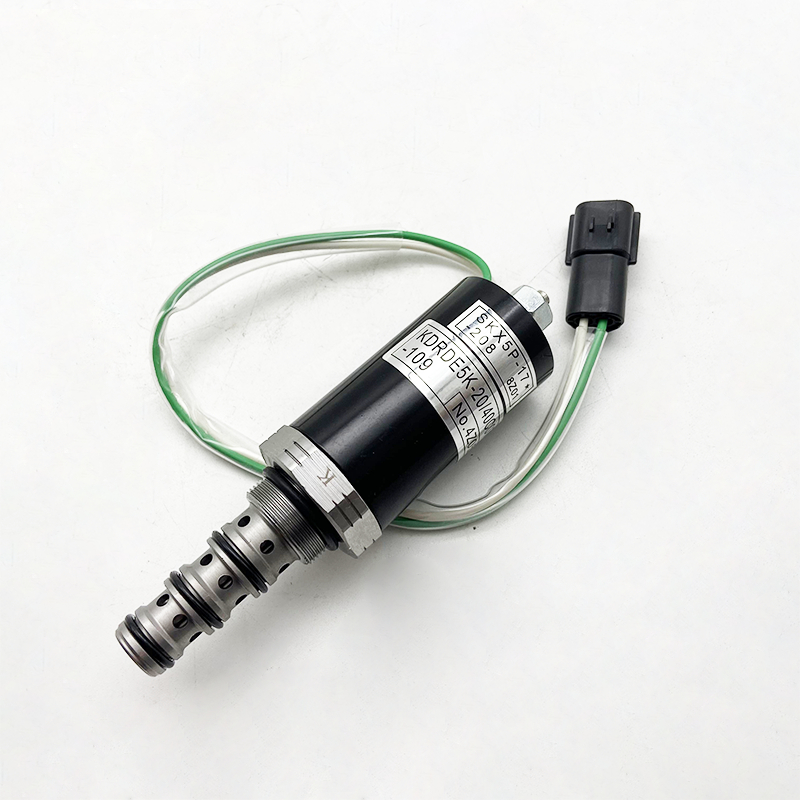 40C07-109 KAWASAKI ปั๊มไฮดรอลิกส่วนโซลินอยด์วาล์วชิ้นส่วนรถขุด HYUNDAI R220-7 R210-9 KOBELCO SK200-8