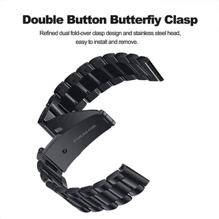 การเปลี่ยนสร้อยข้อมือโลหะสายสแตนเลสสําหรับ Garmin Venu 4 45mm 41mm / Venu 3 / 3s / Venu 2 / 2s / 2 Plus