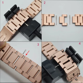การเปลี่ยนสร้อยข้อมือโลหะสายสแตนเลสสําหรับ Garmin Venu 4 45mm 41mm / Venu 3 / 3s / Venu 2 / 2s / 2 Plus