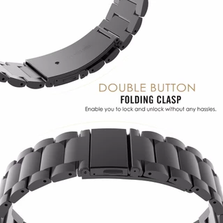 การเปลี่ยนสร้อยข้อมือโลหะสายสแตนเลสสําหรับ Garmin Venu 4 45mm 41mm / Venu 3 / 3s / Venu 2 / 2s / 2 Plus