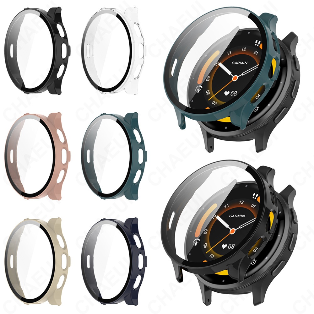 เคสพีซีป้องกันหน้าจอพร้อมฝาครอบฟิล์มสําหรับ Garmin Venu 3 / Venu 3s / Venu 4 45mm 41mm
