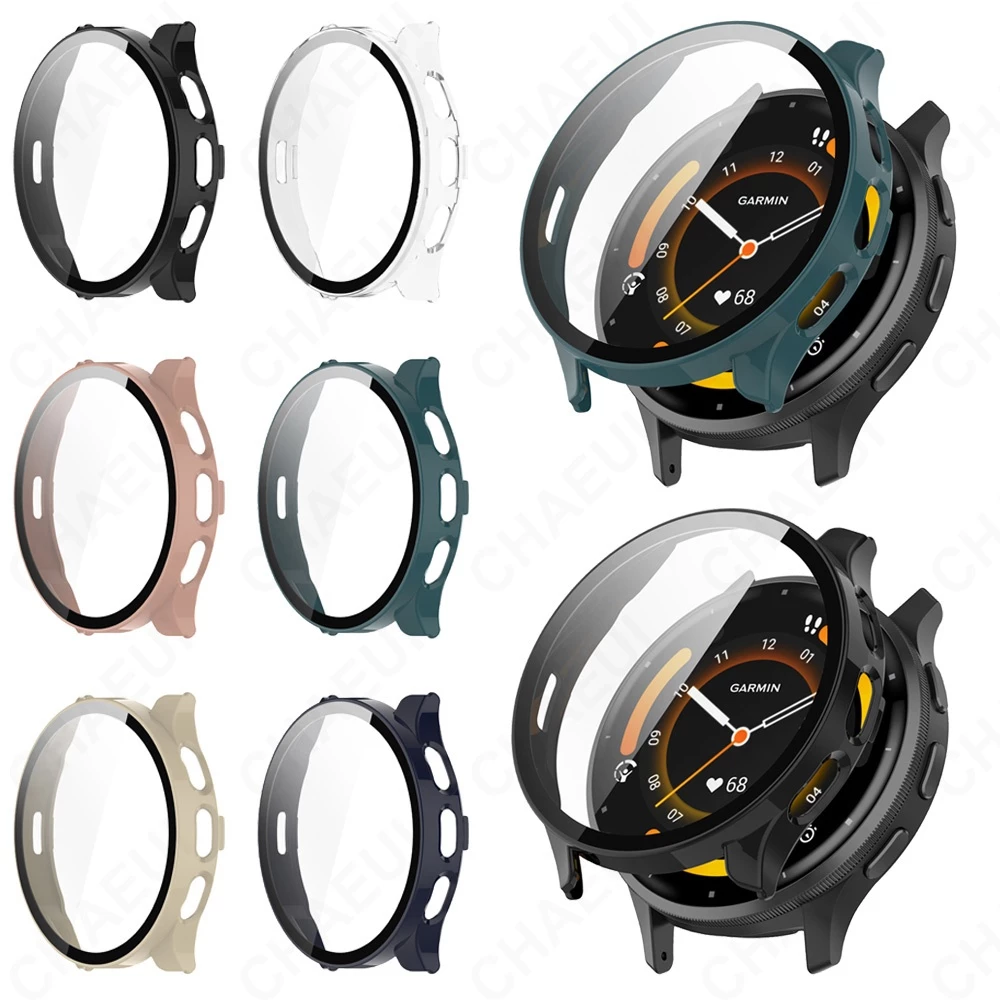 เคสพีซีป้องกันหน้าจอพร้อมฝาครอบฟิล์มสําหรับ Garmin Venu 3 / Venu 3s / Venu 4 45mm 41mm