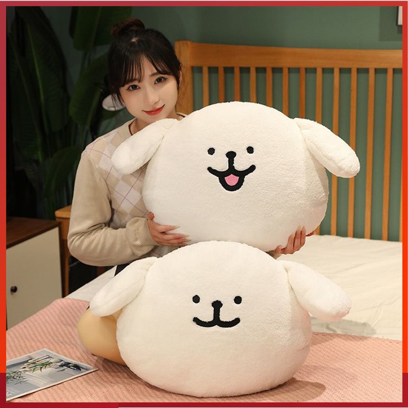 หมอนตุ๊กตานุ่ม รูปการ์ตูนลูกสุนัข Maltese Merchandise เหมาะกับของขวัญ ของเล่นสําหรับเด็ก หมอนตุ๊กตา ตุ๊กตากวนๆ