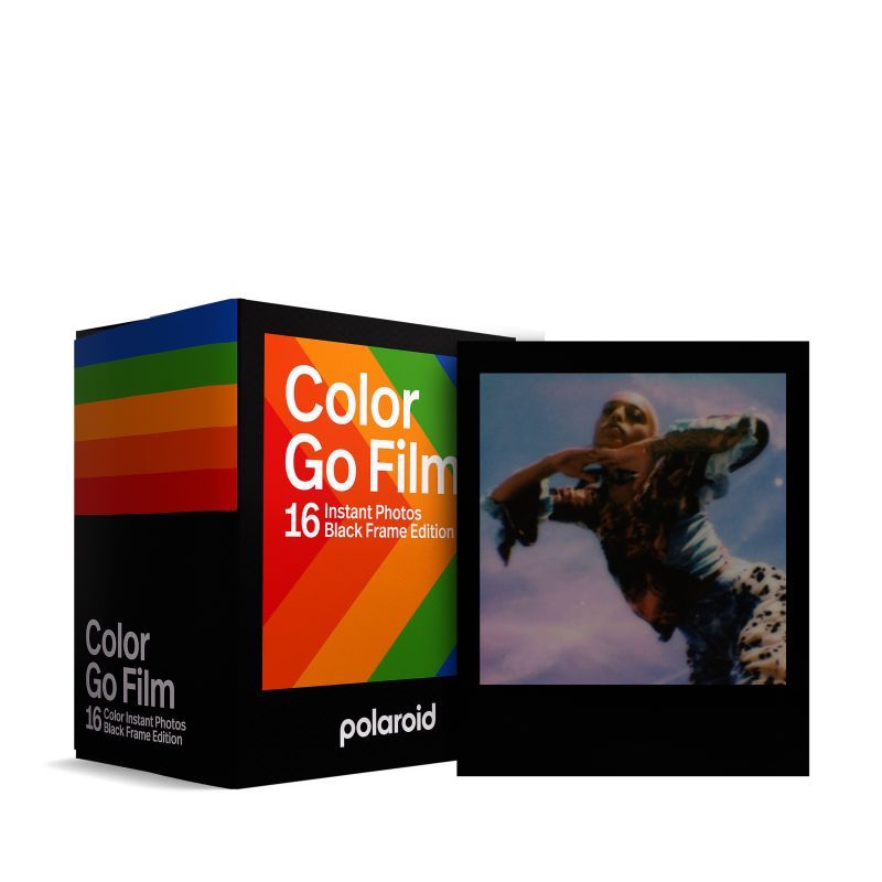 ฟิล์มโพลารอยด์ Go Color Film - กรอบสีดํา (16 รูป) - เข้ากันได้กับกล้องโพลารอยด์โกเท่านั้น