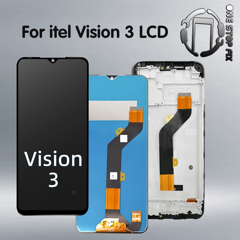 หน้าจอสัมผัส LCD แบบเปลี่ยน สําหรับ Itel Vision 3 Itel Vision3 S661LP S661L