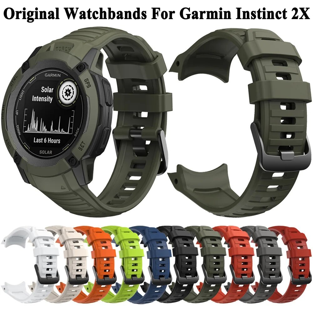 สําหรับ Garmin Instinct 2X, Fashion, Sports, Instinct 2X, สายซิลิโคน – โปรปัง