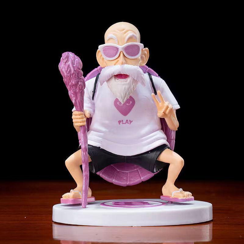 โมเดลฟิกเกอร์ PVC อนิเมะ Dragon Ball Z Master Roshi Palm Leaf Fan Kame Sennin Q Version ขนาด 10 ซม. 5 สไตล์ ราคา ถูกที่สุด ดีลบีเคเค แกลเลอรีภาพที่ 4