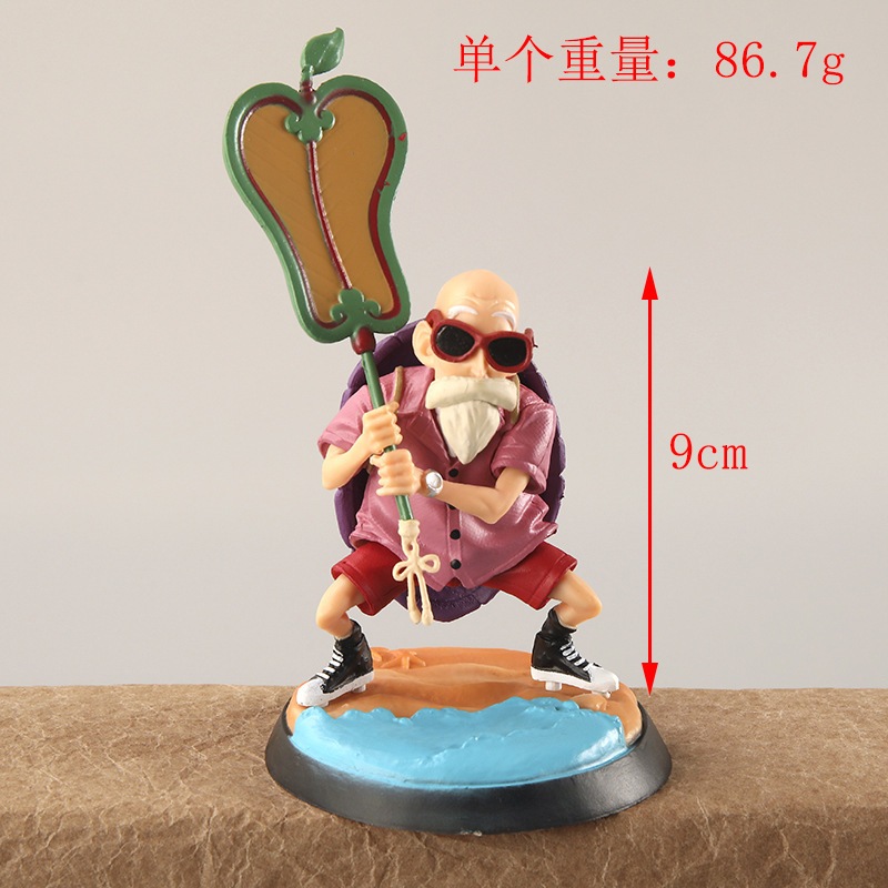 โมเดลฟิกเกอร์ PVC อนิเมะ Dragon Ball Z Master Roshi Palm Leaf Fan Kame Sennin Q Version ขนาด 10 ซม. 5 สไตล์ ราคา ถูกที่สุด ดีลบีเคเค แกลเลอรีภาพที่ 7