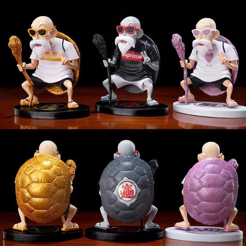 โมเดลฟิกเกอร์ PVC อนิเมะ Dragon Ball Z Master Roshi Palm Leaf Fan Kame Sennin Q Version ขนาด 10 ซม. 5 สไตล์ ราคา ถูกที่สุด ดีลบีเคเค