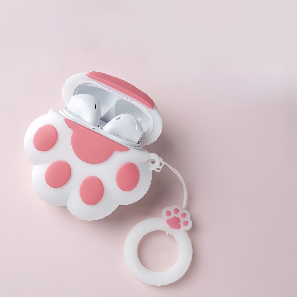 Inpods tws i12 หูฟังบลูทูธไร้สาย ลายการ์ตูนน่ารัก สําหรับ Android และระบบอื่น ๆ