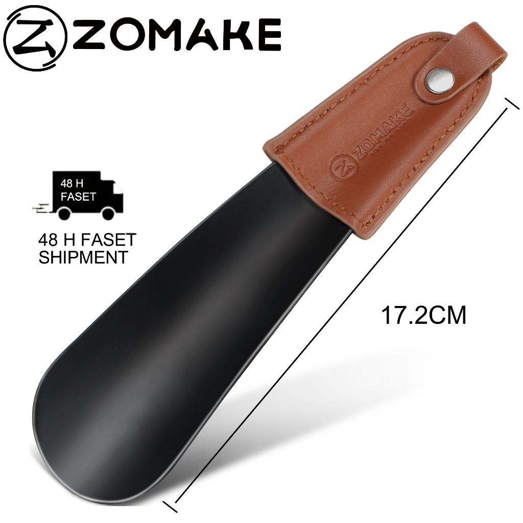 พร้อมส่ง ZOMAKE แตรรองเท้า โลหะ พร้อมแตรสเตนเลส 6.7 นิ้ว สําหรับเด็กผู้ชาย ผู้หญิง เดินทาง