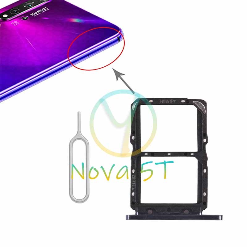 ถาดใส่ซิมการ์ด สําหรับ Huawei Nova 5T Honor 20