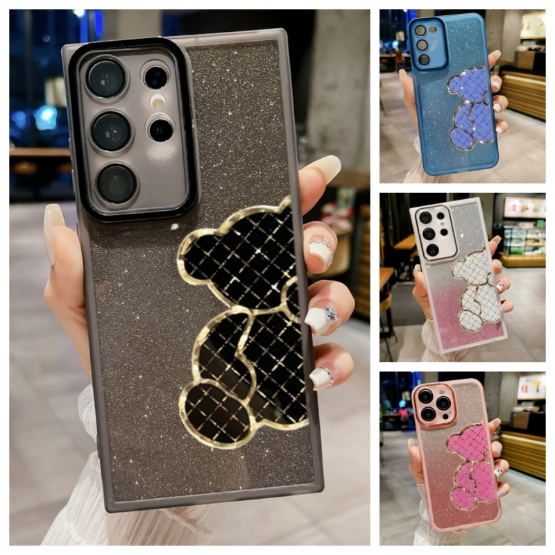 เคส Samsung S24 Ultra S23 FE S23 Ultra S23 Plus S22 Ultra S22 Plus S21 FE S20 FE 5G พร้อมฟิล์มป้องกันเลนส์กล้อง