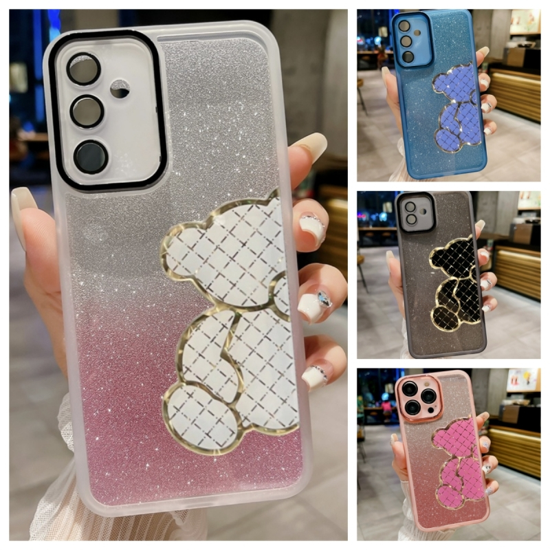 เคส Samsung A05 A05s A15 A25 A35 A55 A54 A34 A24 A14 5G A04s A04e พร้อมฟิล์มป้องกันเลนส์กล้อง
