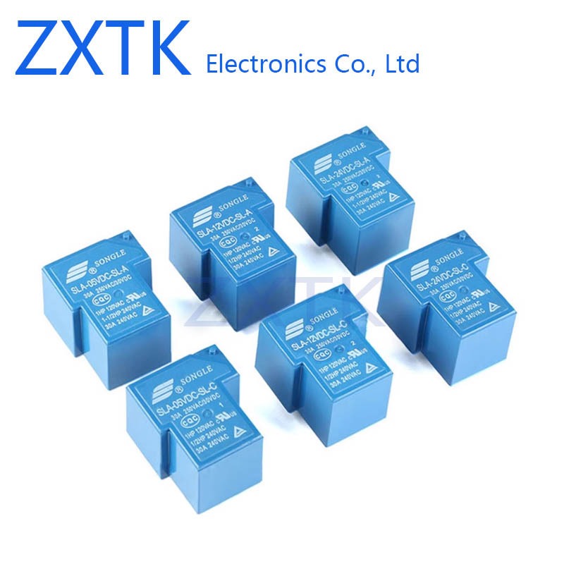 สัญญาณรีเลย์ SLA-05VDC-SL-A SLA-12VDC-SL-A SLA-24VDC-SL-A SLA-05VDC-SL-C SLA-12VDC-SL-C SLA-24VDC-C 