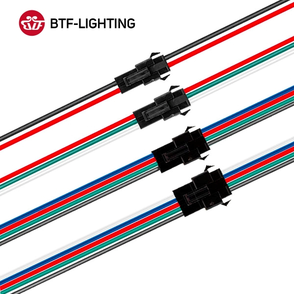 BTF-LIGHTING แถบเชื่อมต่อไฟ LED 2pin 3pin 4pin 5pin SM ยาว 15 ซม. สําหรับแถบไฟ LED