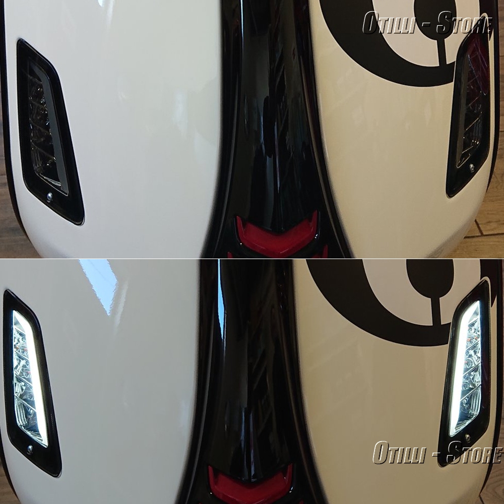ใหม่ ไฟเลี้ยว LED ด้านหน้า และด้านหลัง สําหรับรถจักรยานยนต์ Vespa GTS300 GTS 300 GTS250 GTS150 GTV250 GTV300 - รูปที่ 4