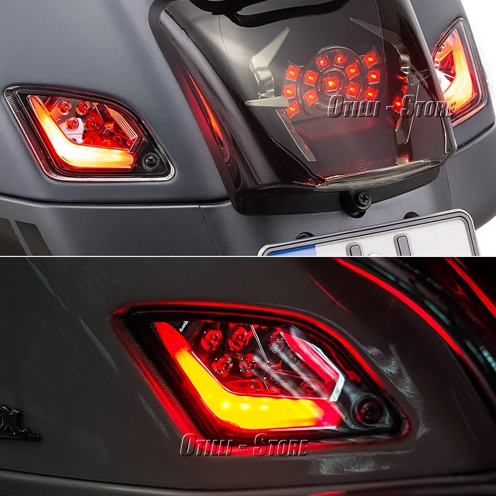 ใหม่ ไฟเลี้ยว LED ด้านหน้า และด้านหลัง สําหรับรถจักรยานยนต์ Vespa GTS300 GTS 300 GTS250 GTS150 GTV250 GTV300 - รูปที่ 6