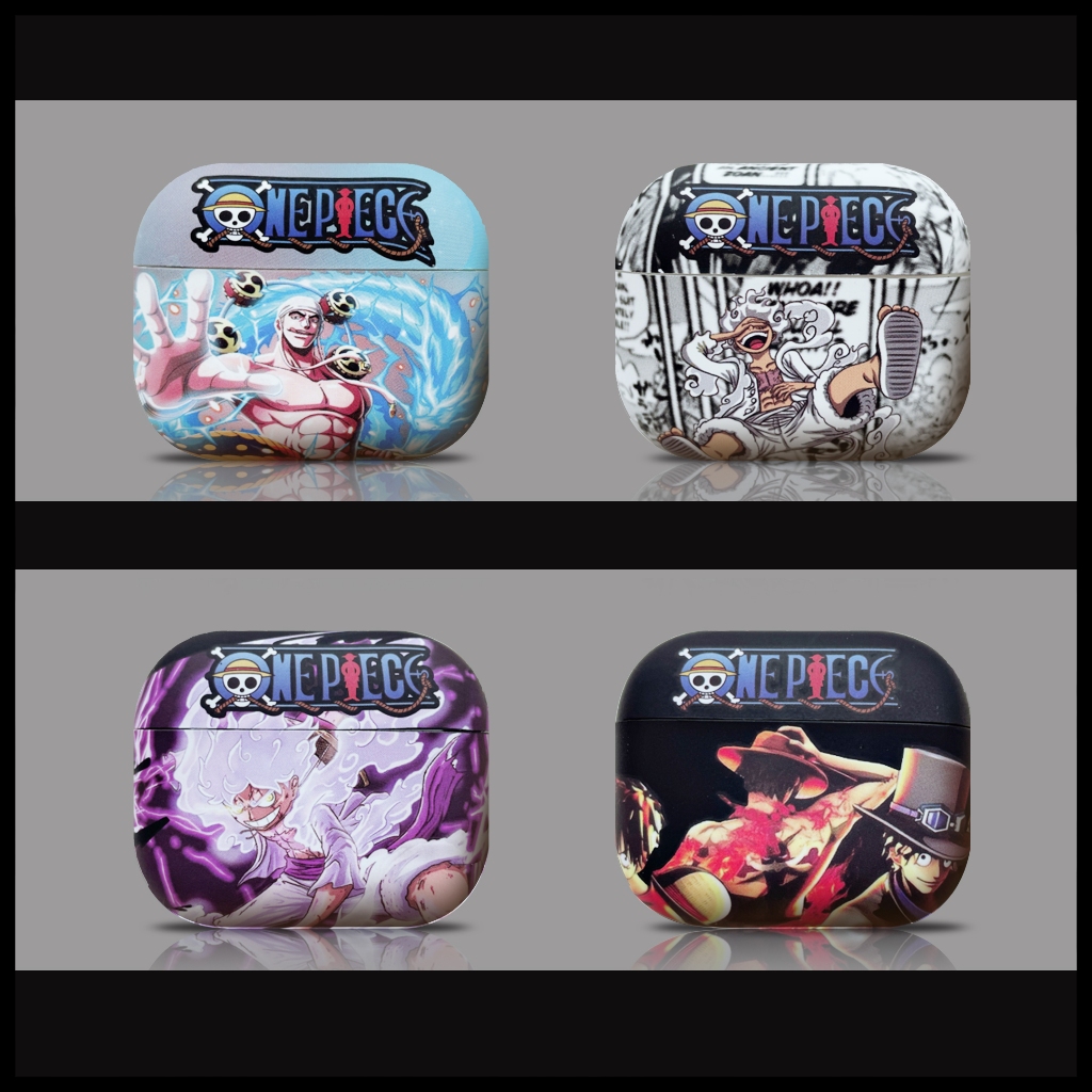 One PIECE สําหรับ AirPods4 กรณี Frosted หูฟังป้องกันกรณี 3rd สไตล์ใหม่สําหรับ AirPodsPro2 หูฟังป้องกันกรณีใช้งานร่วมกับ AirPodsPro กรณี AirPods2gen กรณี