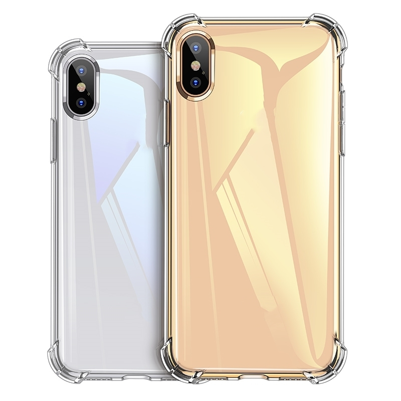 เคสโทรศัพท์มือถือแบบนิ่ม ใส หนา กันกระแทก กันตกสี่มุม สําหรับ Iphone 15 14 13 12 11 Pro Max 7 8 Plus X Xs Xsmax XR