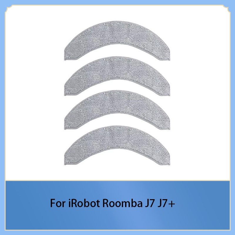 ผ้าม็อบ เข้ากันได้กับอุปกรณ์เสริมเครื่องดูดฝุ่นหุ่นยนต์ iRobot J7 J7+ Combo 10 Max X0850 J9+