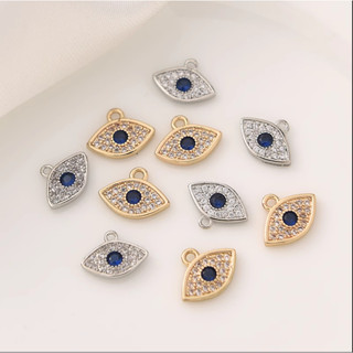 คุณภาพสูง 18K Gold-Covered Micro-Inlaid Sapphire Blue Zircon…